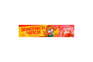 Чипси картопляні зі смаком крабів Золотисті к/у 50г