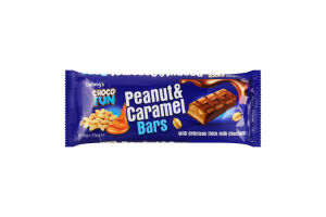 Набір батончиків Choco Fun Peanut&Caramel мол шок