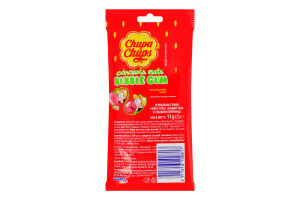 Резинка жевательная Клубничный вкус Bubble gum Chupa Chups м/у 11г