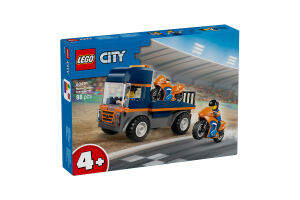 Конструктор для дітей від 4років №60491 Motorcycle transporter City Lego 88ел