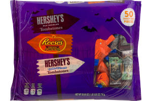 HERSHEY'S Halloween Candy Snack Size Assortment, 50-Piece Bag