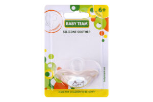 Пустышка ортодонтическая от 6 мес №3011 Baby Team 1шт