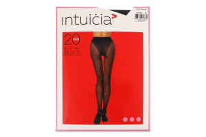 Колготи жіночі Bikini Premium чорні 20ден р.3 Intuicia