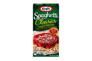 Kraft Spaghetti Classics Tangy Italian