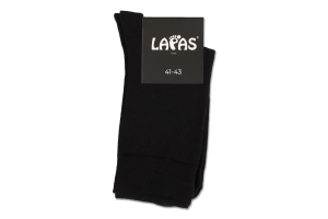Шкарпетки чоловічі Lapas №9119BLK 41-43 чорний