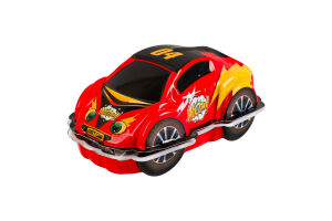 Машинка пластикова для дівчинки та хлопчика з цукерками та сюрпризом Sport car Wooow п/у 50г в асорт