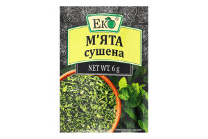 М'ята сушена Еко м/у 6г