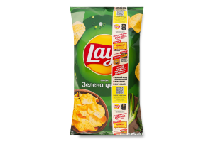 Чипси картопляні Зелена цибуля Lay's м/у 120г