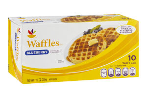 Ahold Waffles Blueberry - 10 CT