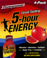 5-Hour Energy Dietary Supplement Pomegranate - 4 PK