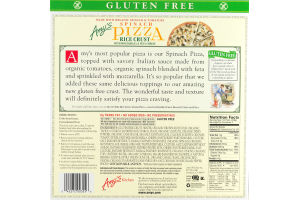 Amy's Spinach Pizza Rice Crust