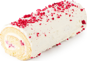 Рулет з заварним кремом та малиною ваг