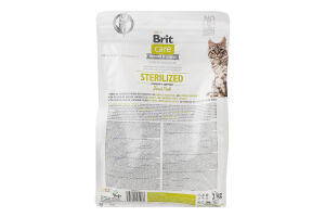 Корм д/стерилізованих котів Стерілайзд з свининою сухий 2кг Бріт Кеа