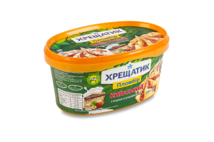 Мороженое пломбир со вкусом торта с фундуком и сливочным маслом Киевский Хрещатик п/у 500г