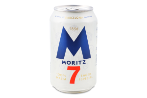 Пиво 330мл 5.5% світле Лагер 7 Moritz бут