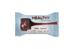 Конфета шоколадная Ириска с солью Fleur de sel Healthy Choice м/у 14.4г