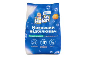 Отбеливатель кислородный концентрированный универсальный Ms Helen 900г