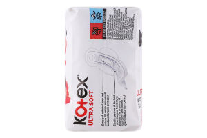 Прокладки гигиенические Супер Ultra Soft Kotex 16шт