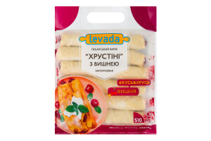Виріб пекарський заморожений з вишнею Хрустіні Levada м/у 510г
