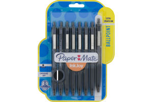 Paper Mate Ink Joy Pen Ballpoint Black - 8 CT