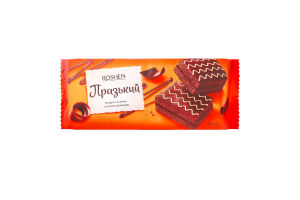 Пирожные бисквитные с начинкой со вкусом шоколада Пражский Roshen м/у 6х50г