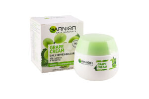 Крем для нормальной и комбинированной кожи лица увлажняющий с экстрактом винограда Skin Naturals Garnier 50мл