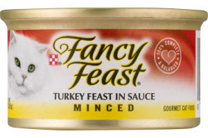Fancy Feast Gourmet Cat Food Turkey Feast In Sauce Minced