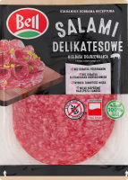 Колбаса нарезка Салями Деликатесная Bell с/к лоток 100г
