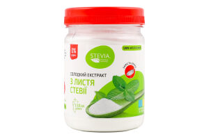 Добавка диетическая порошок Сладкий экстракт из листьев стевии Stevia п/б 150г