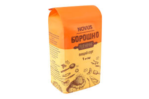 Мука пшеничная Novus в/с м/у 1кг