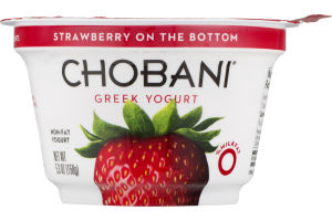 Chobani Greek Yogurt Strawberry On The Bottom