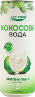 Вода кокосовая Оригинальная ACMFood ж/б 320мл