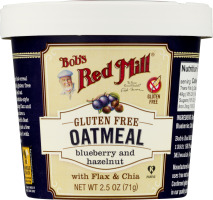 Bob's Red Mill Gluten Free Oatmeal Blueberry And Hazelnut