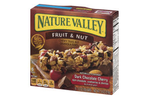 Nature Valley Fruit & Nut Chewy Trail Mix Granola Bars Dark Chocolate Cherry - 6 CT