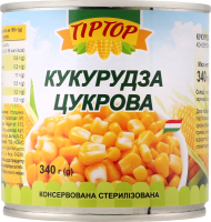 Кукурудза цукрова консервована стерилізована Tip Top з/б 340г