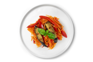 Салат из баклажанов, перца и моркови по-корейски Ніжинський консервний завод кг