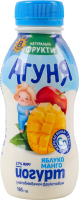 Йогурт 2.7% для дітей від 8міс з наповнювачем фруктовим Яблуко-манго Агуня п/пл 185г