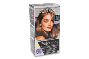 Фарба для волосся Preference №7.1 L'Oreal Paris 1шт