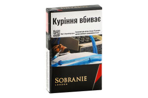 Сигареты с фильтром Sobranie Blacks 20шт