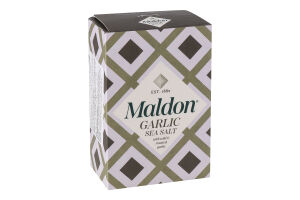 Сіль морська Maldon з часником