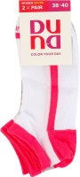 Носки женские Duna №1566 23-25 белый 2пары