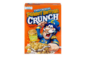 Cap'n Crunch's Peanut Butter Crunch Sweetened Corn & Oat Cereal