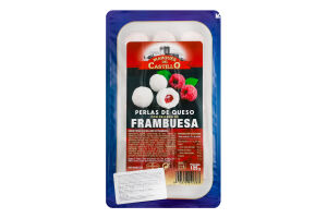 Перлини сирні з малиною 45% 125г п/е Marques del Castillo