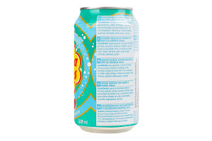 Напиток безалкогольный газированный ароматизированный с добавлением сахара со вкусом арбуза Chupa Chups ж/б 345мл