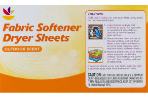 Ahold Fabric Softener Dryer Sheets Outdoor Scent - 80 CT