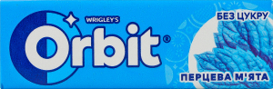 Резинка жевательная без сахара с подсластителями Перечная мята Orbit м/у 14г
