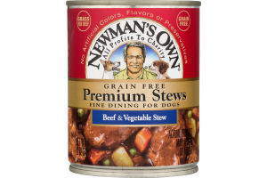 Newman's Own Grain Free Premium Stews for Dogs Beef & Vegetable