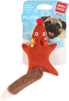 Іграшка для собак 4х14см S №6260 Лисиця Plush Fun WauDog 1шт