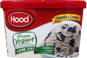 Hood Frozen Yogurt Low Fat Cookies & Cream