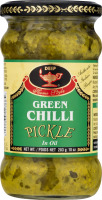 Deep Green Chili Pickle In Oil
